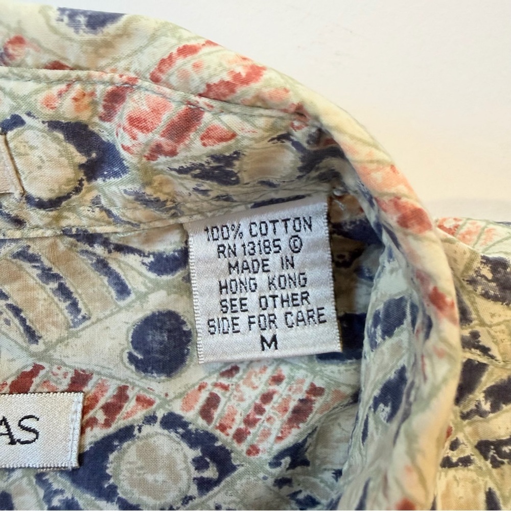 Men’s Burma Bibas Geometric Print Shirt Size Medium​​ - Picture 4 of 7